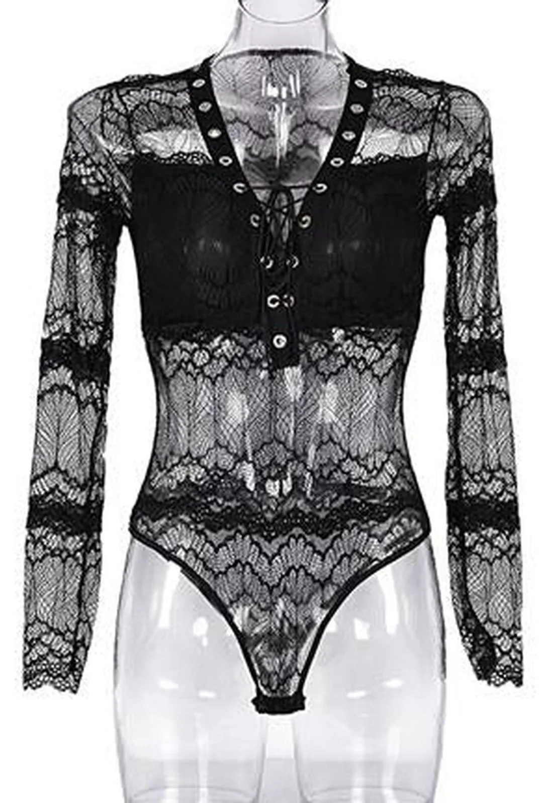 AMY - LACE LINGERIE BODYSUIT