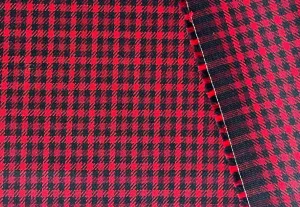 Balenciaga Jaunty Cherry Check Twill Wool Coating (Made in Italy)