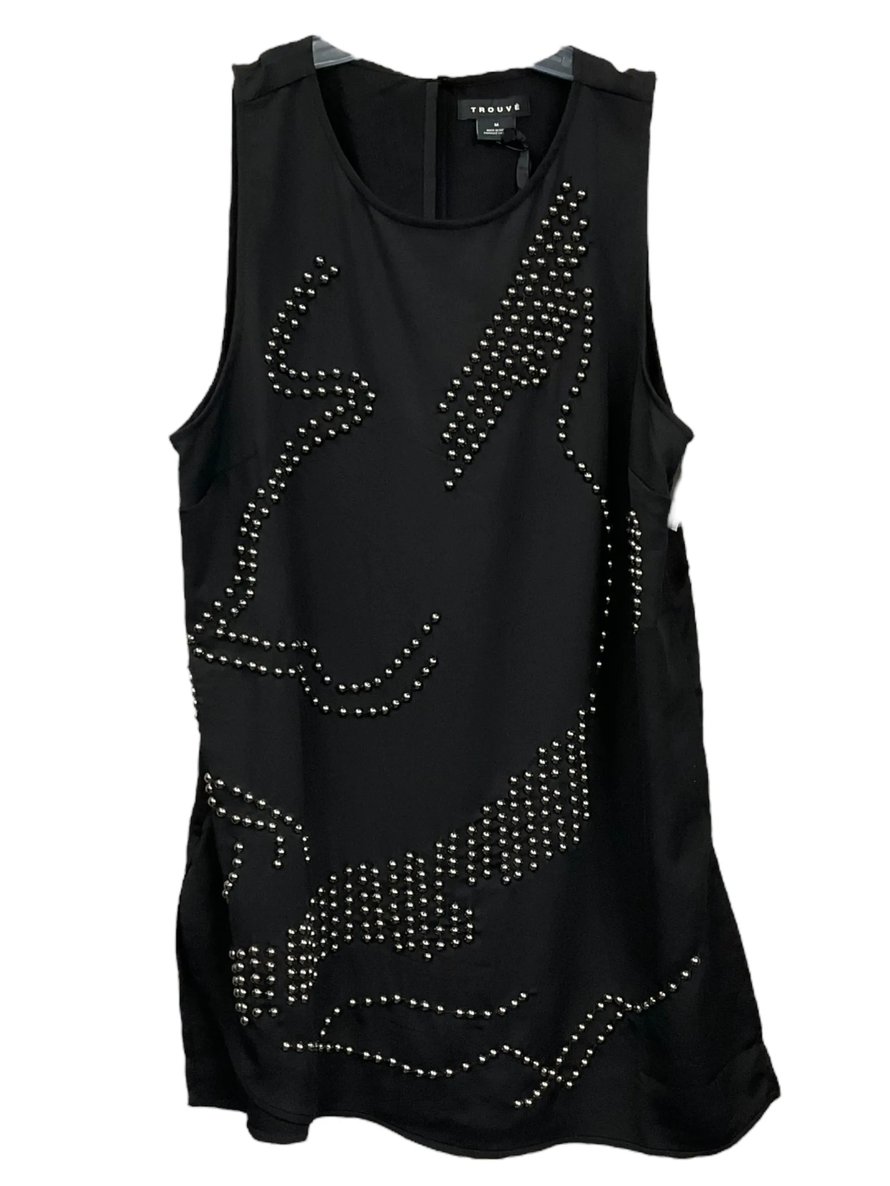 Black Tunic Sleeveless Trouve, Size M