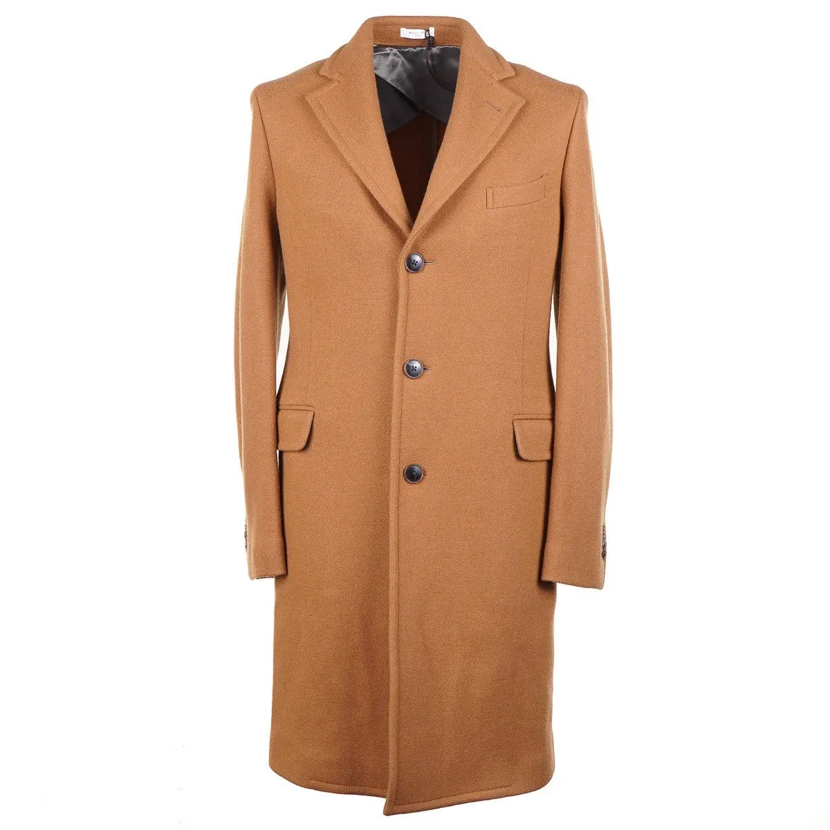 Boglioli Jersey Flannel Cashmere Overcoat