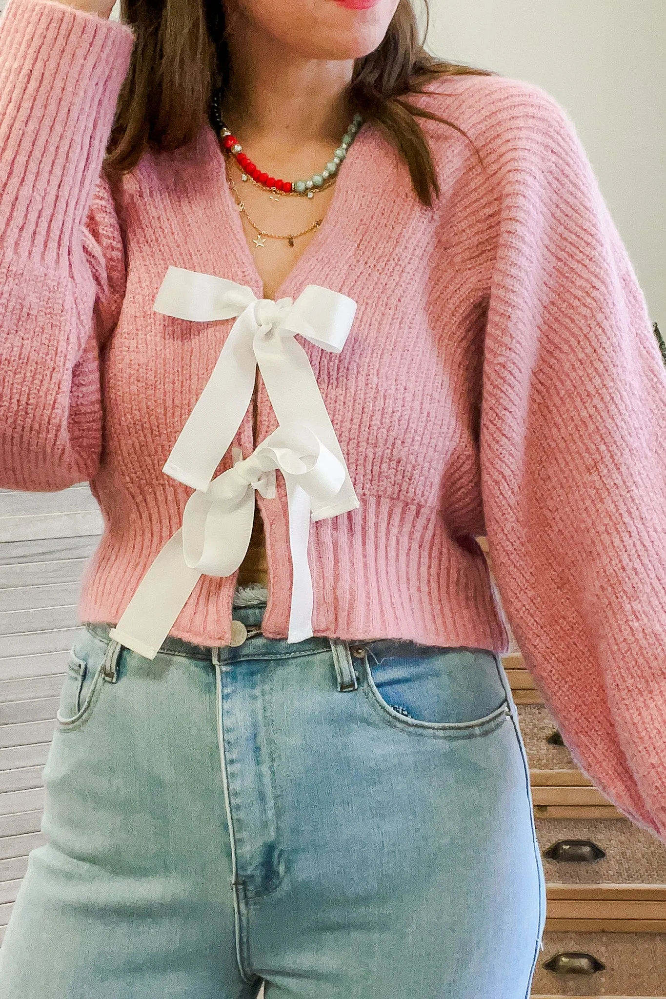 Bow Cardigan