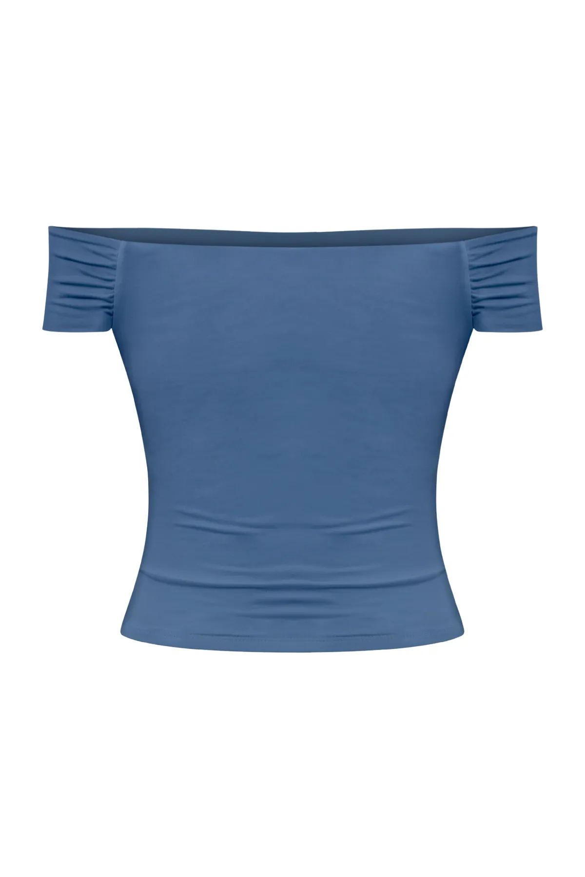 Cara Off Shoulder Top (Navy Blue)