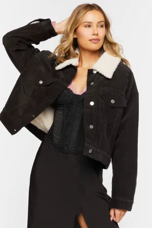 Cotton Faux Shearling Jacket