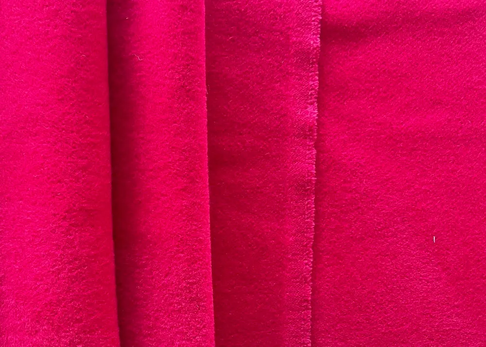 Coutrure Electric Rhododendron Pink Wool & Angora Coating (Made in Italy)