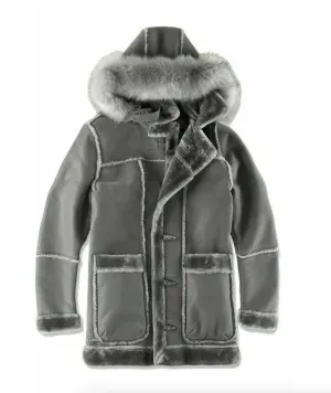 Dakoma Outerwear - Shearling Coat - Charcoal