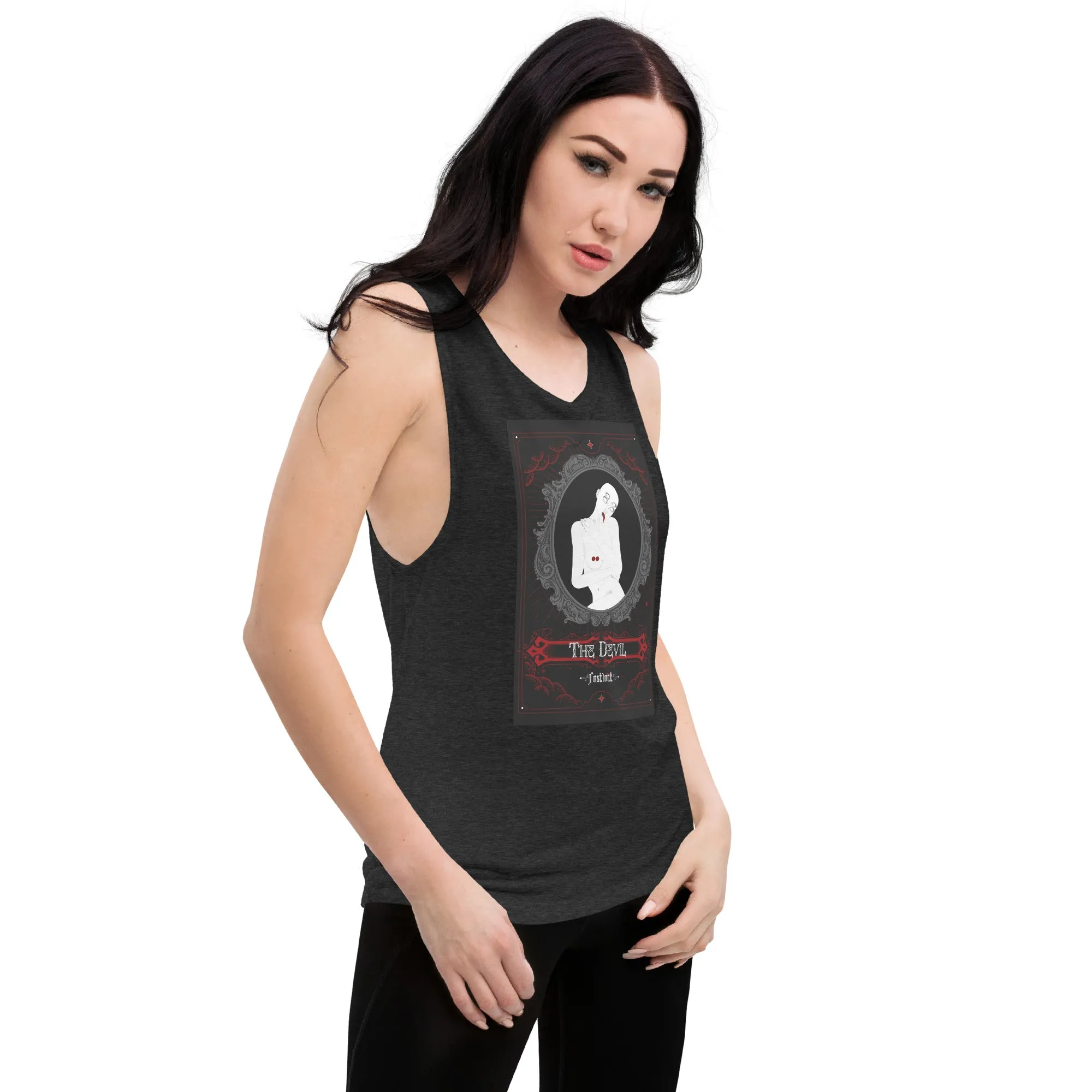 DEVIL TAROT Ladies’ Muscle Tank