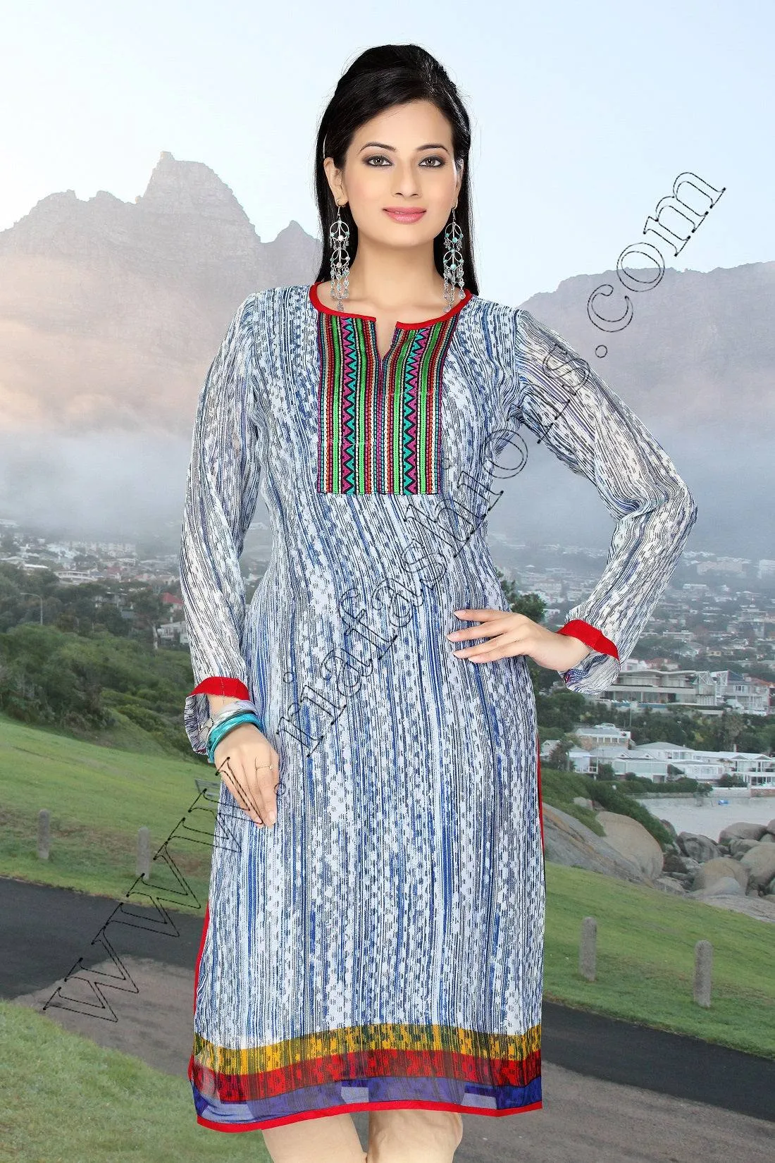 Georgette Digital Print Kurti