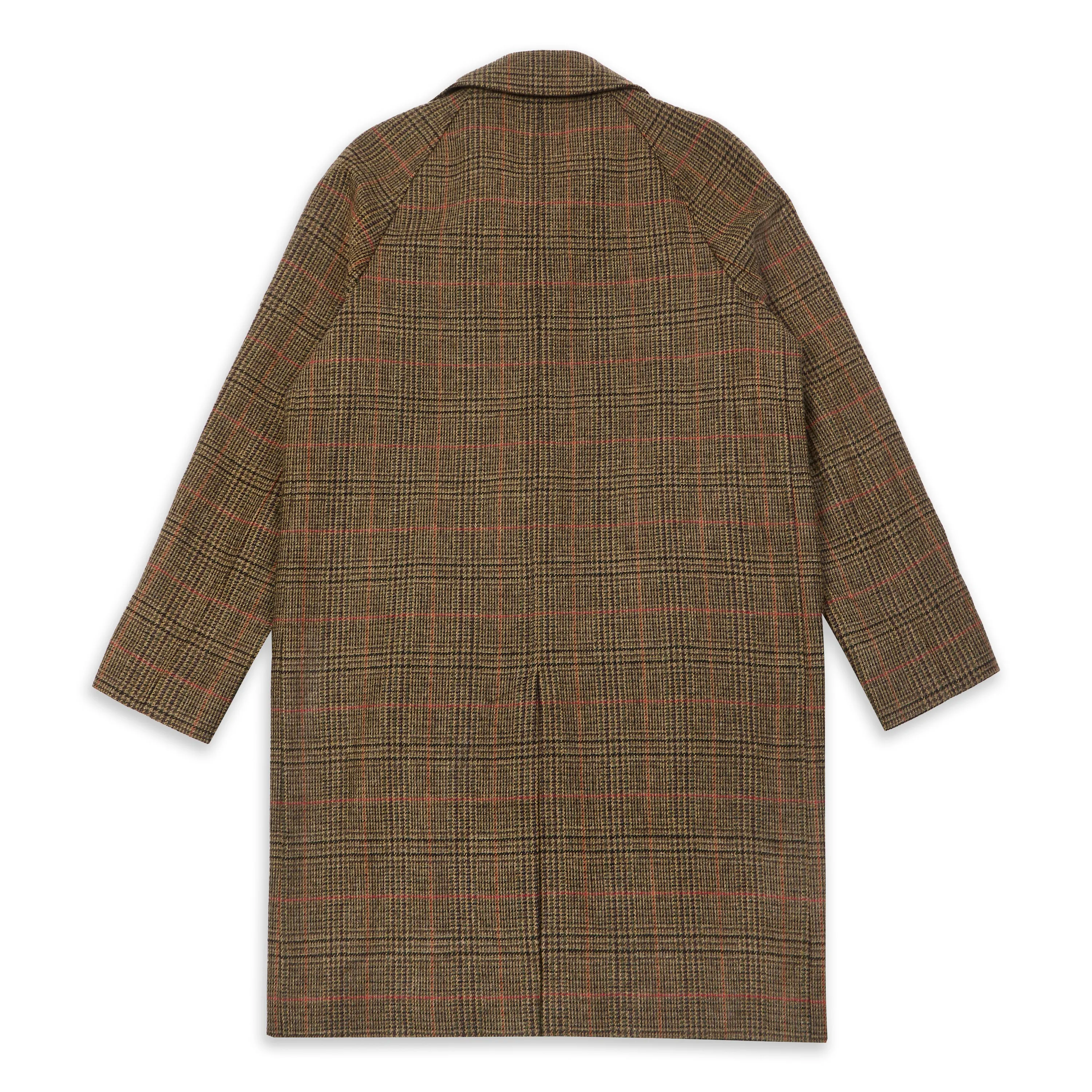 Gladstone Yorkshire Tweed Overcoat - Houndstooth