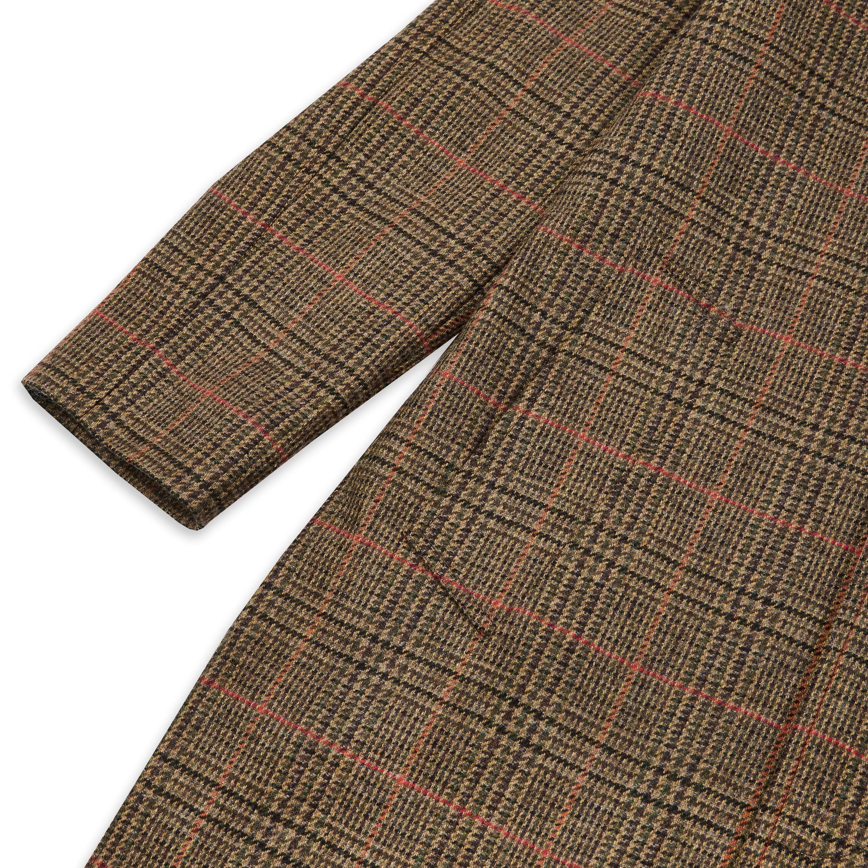 Gladstone Yorkshire Tweed Overcoat - Houndstooth