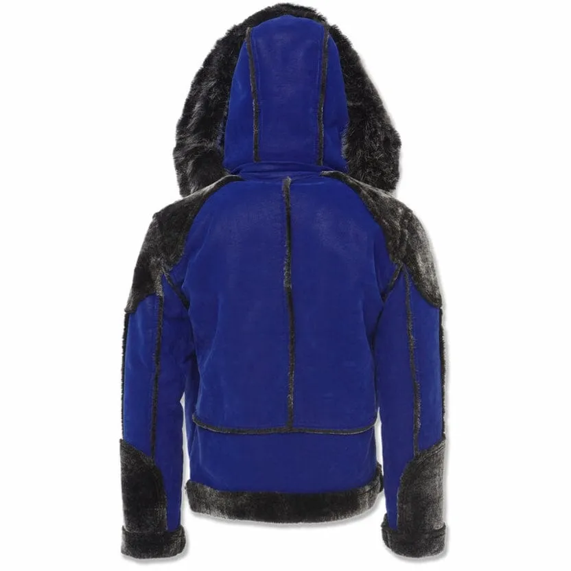 Jordan Craig El Jefe Shearling Moto Jacket (Racer Blue) 91590