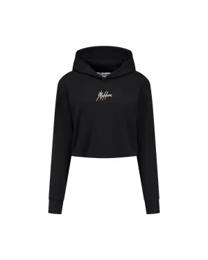 Kiki Crop Hoodie - Zwart