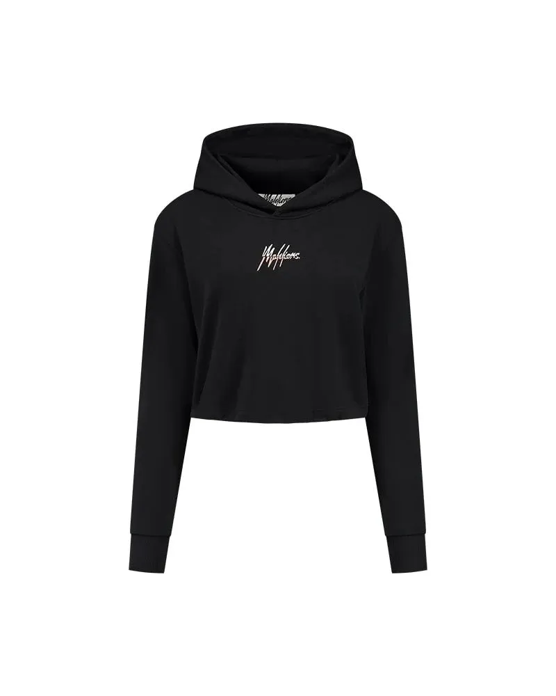 Kiki Crop Hoodie - Zwart