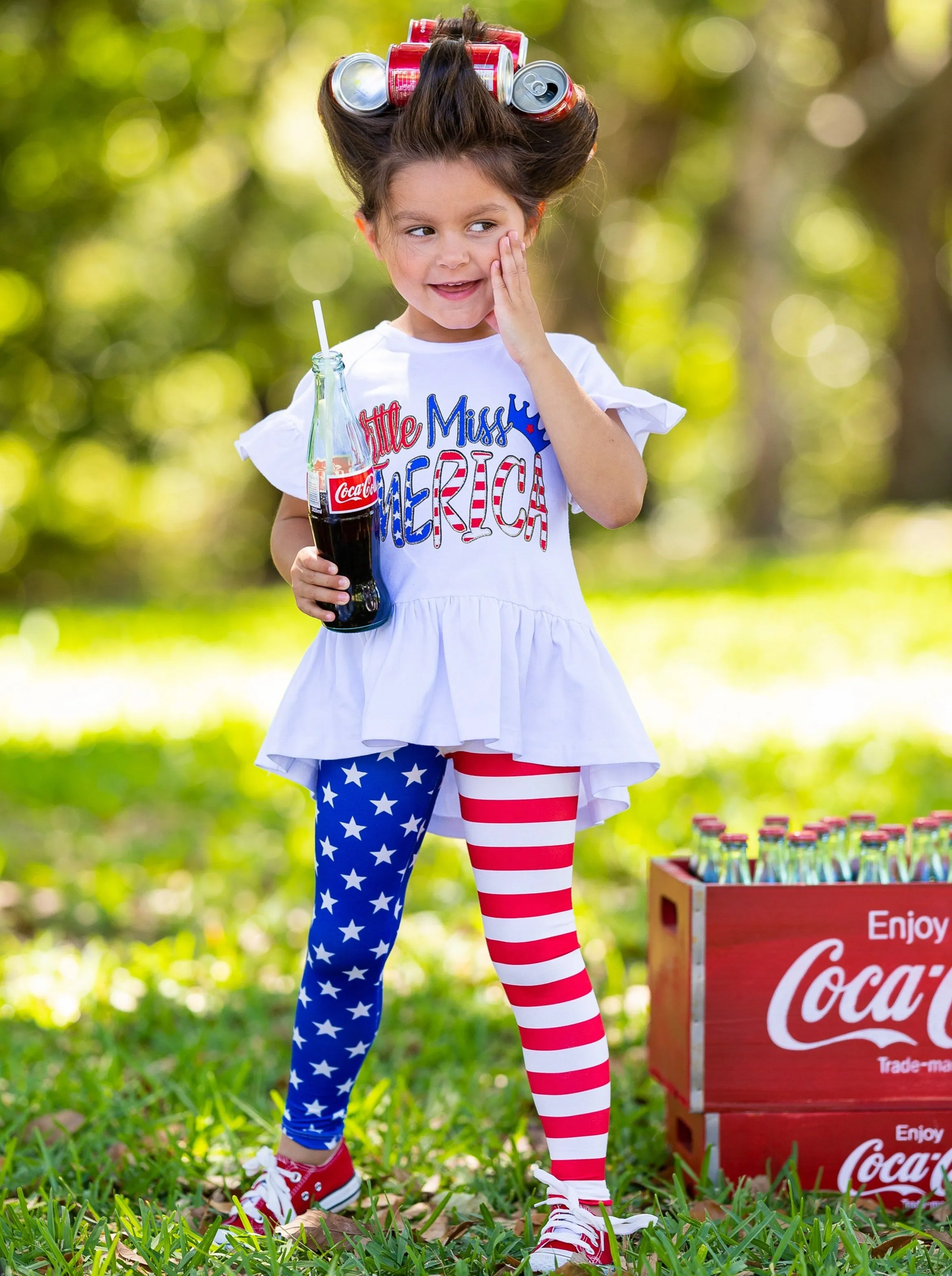 Little Miss America Legging Set