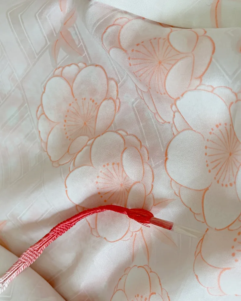 Lucky Folding Fan Shibori Haori Kimono Jacket