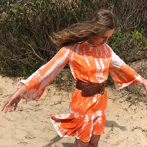 Mandarin Tie-Dye Tunic