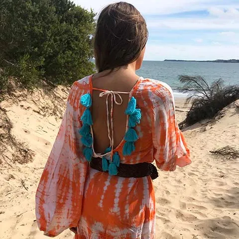 Mandarin Tie-Dye Tunic