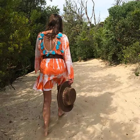 Mandarin Tie-Dye Tunic