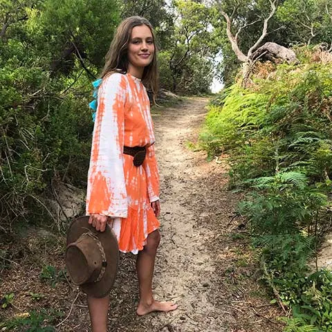 Mandarin Tie-Dye Tunic