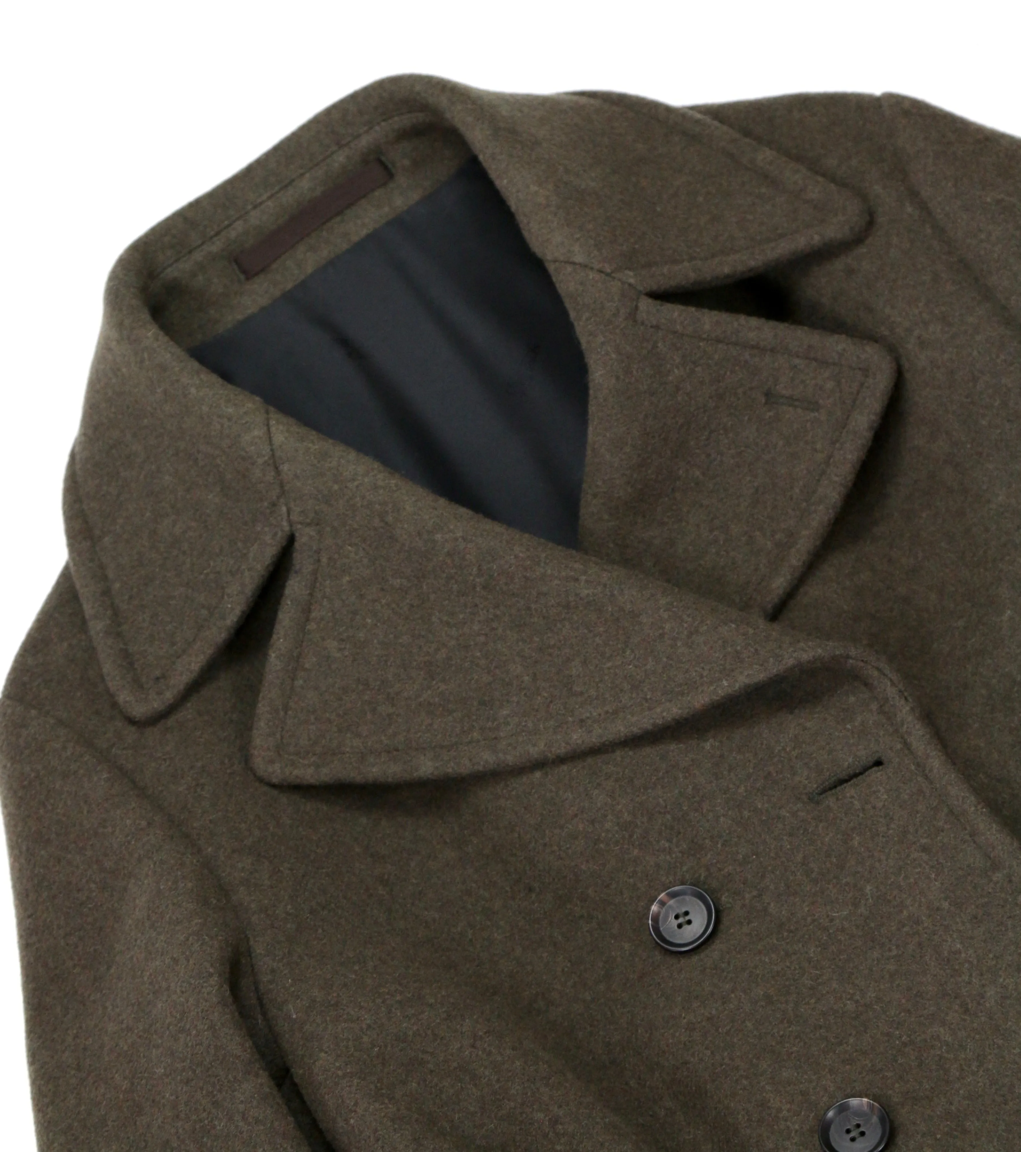 Oscar Jacobson - Bottle Green Belted Overcoat 52