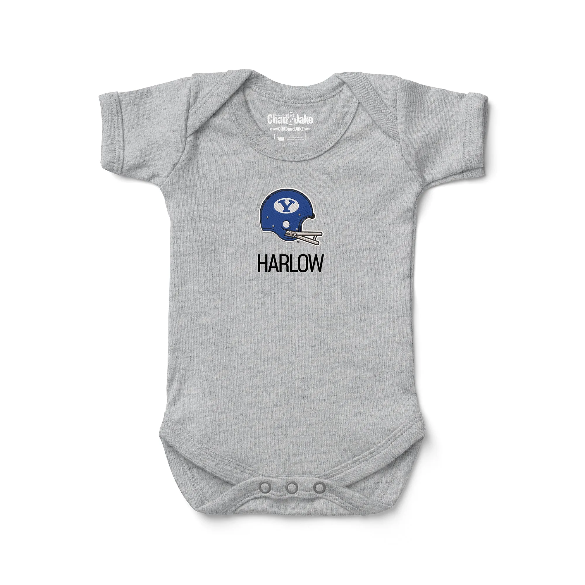 Personalized Brigham Young Cougars Helmet Bodysuit