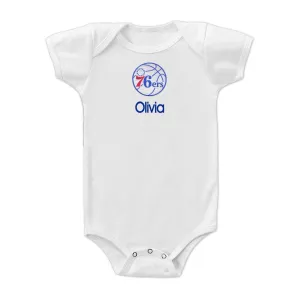 Personalized Philadelphia 76ers Bodysuit