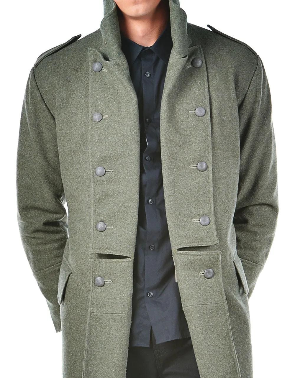 Redesigned WWII Era European Overcoat