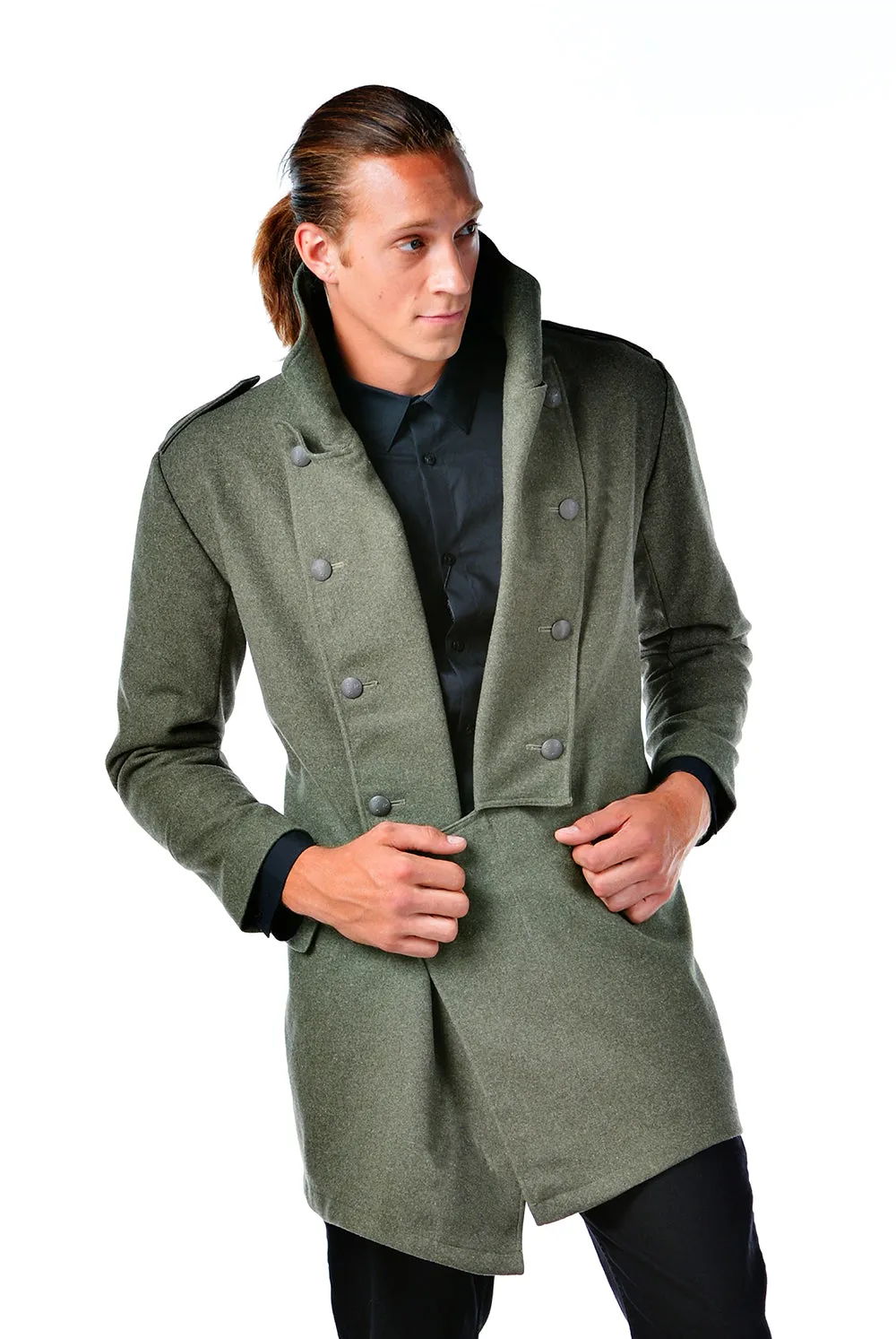 Redesigned WWII Era European Overcoat