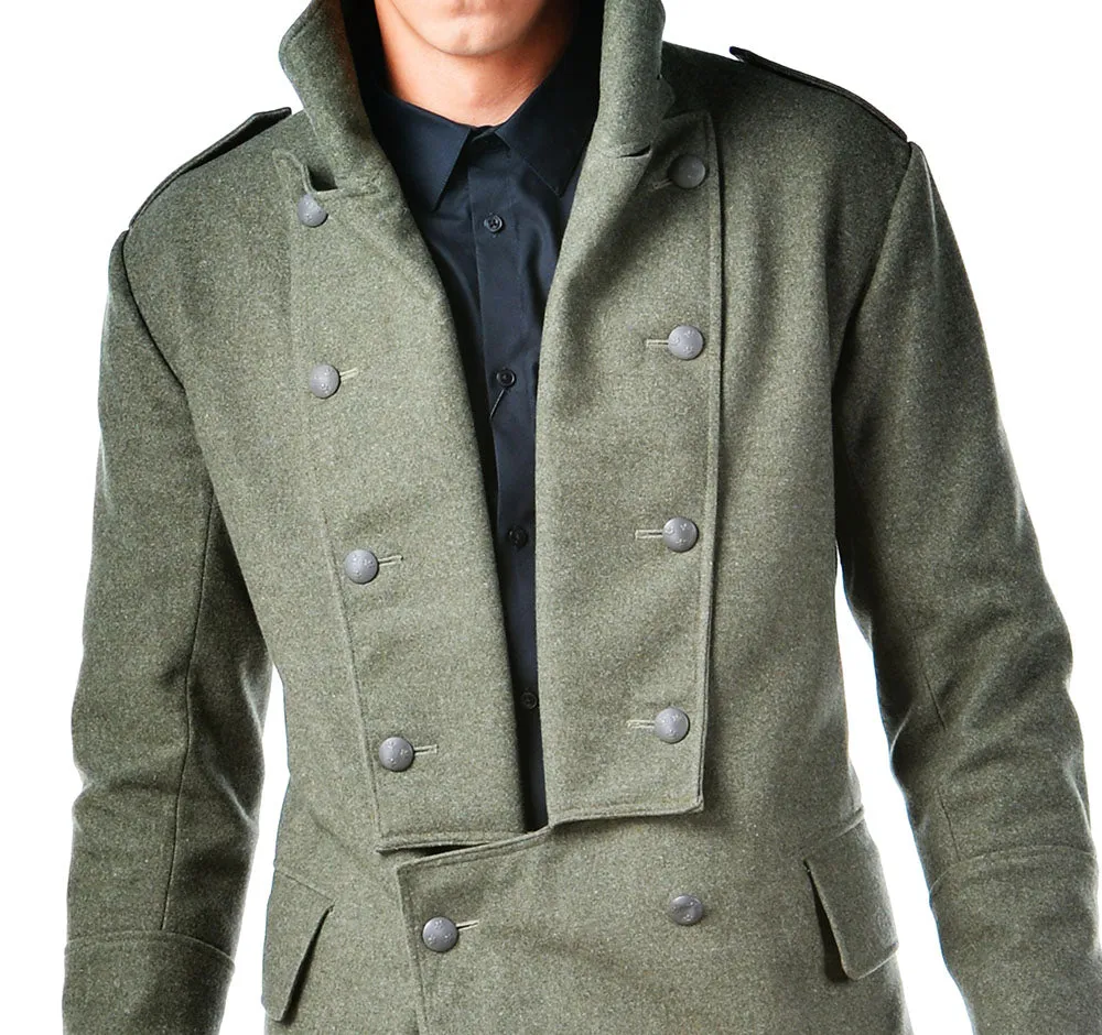 Redesigned WWII Era European Overcoat