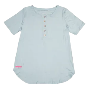 Sky Blue Henley Top