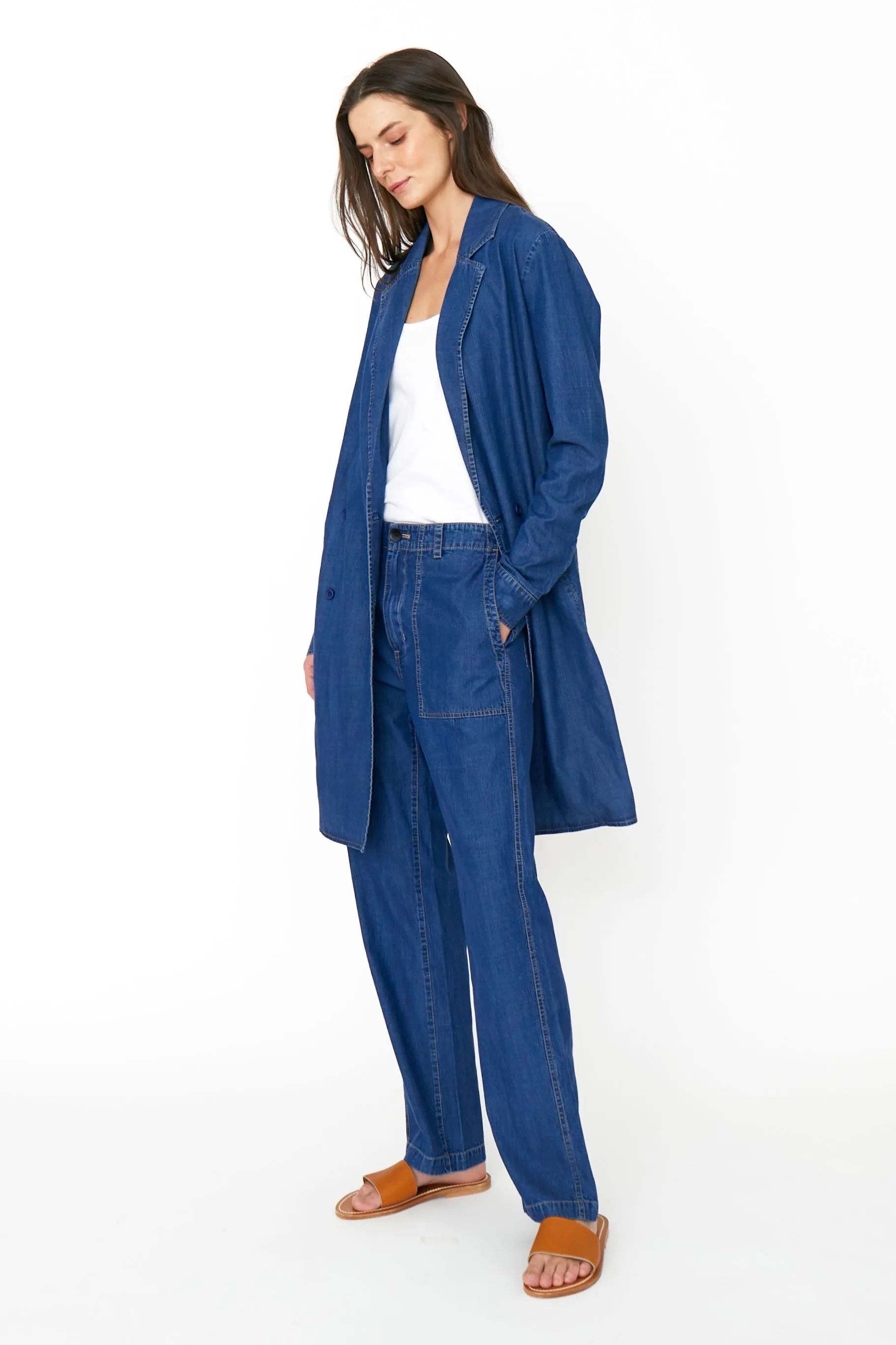 The Chambray City Pants - Denim