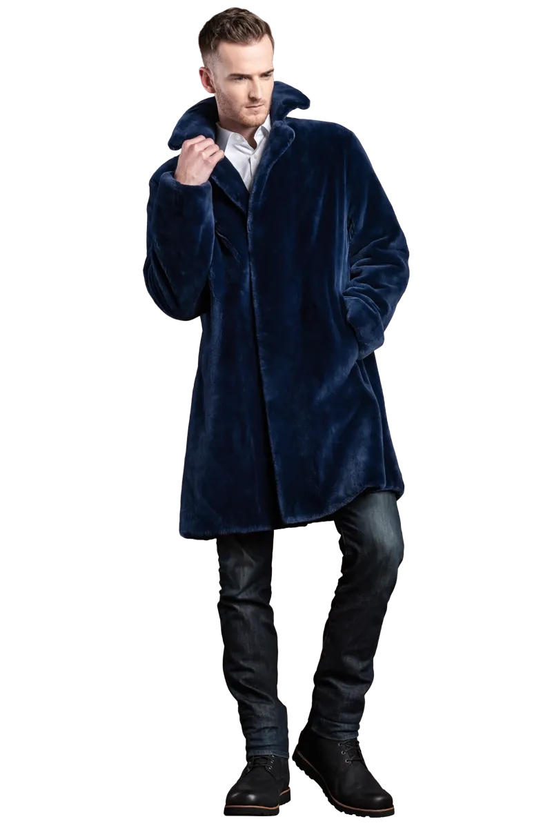 The Hans Men's Sheared Mink Fur Coat