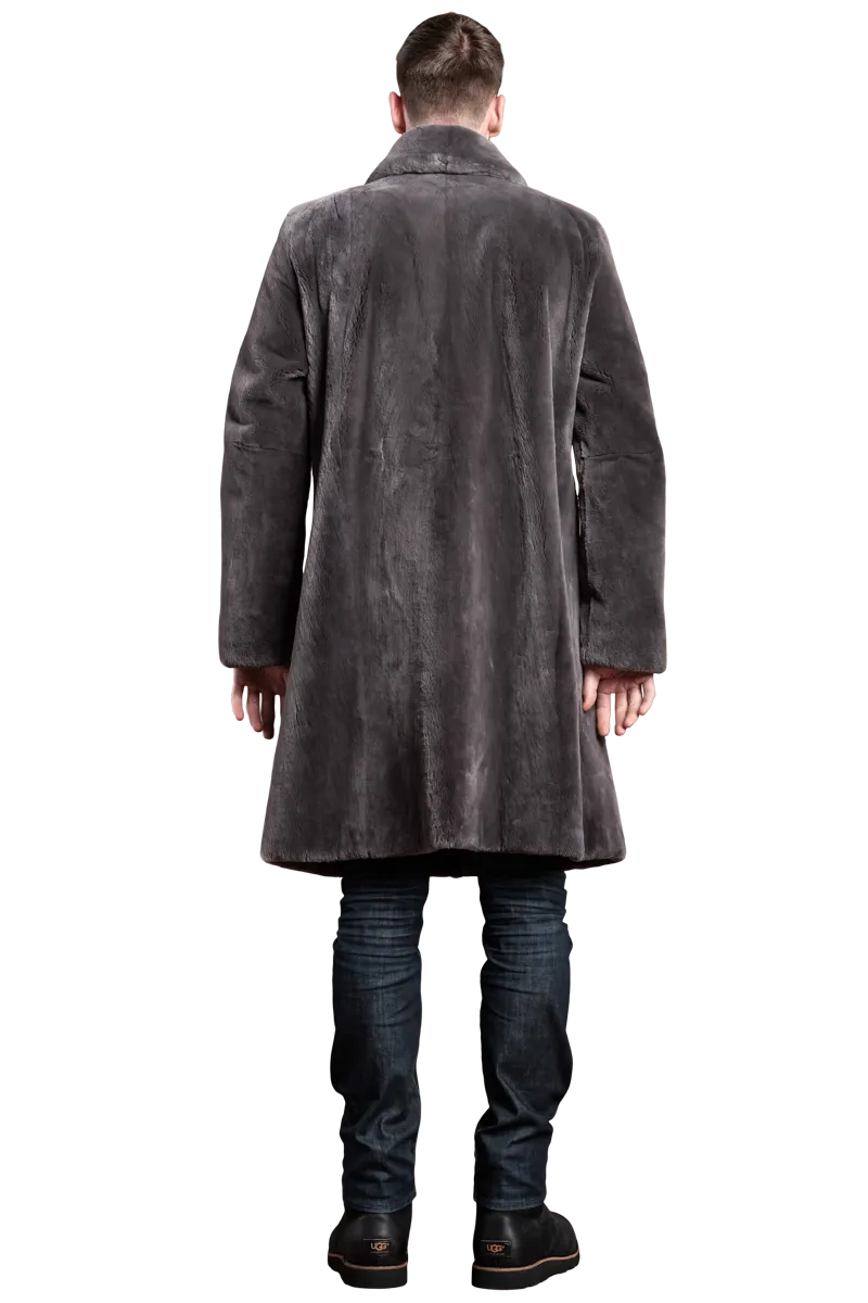 The Hans Men's Sheared Mink Fur Coat