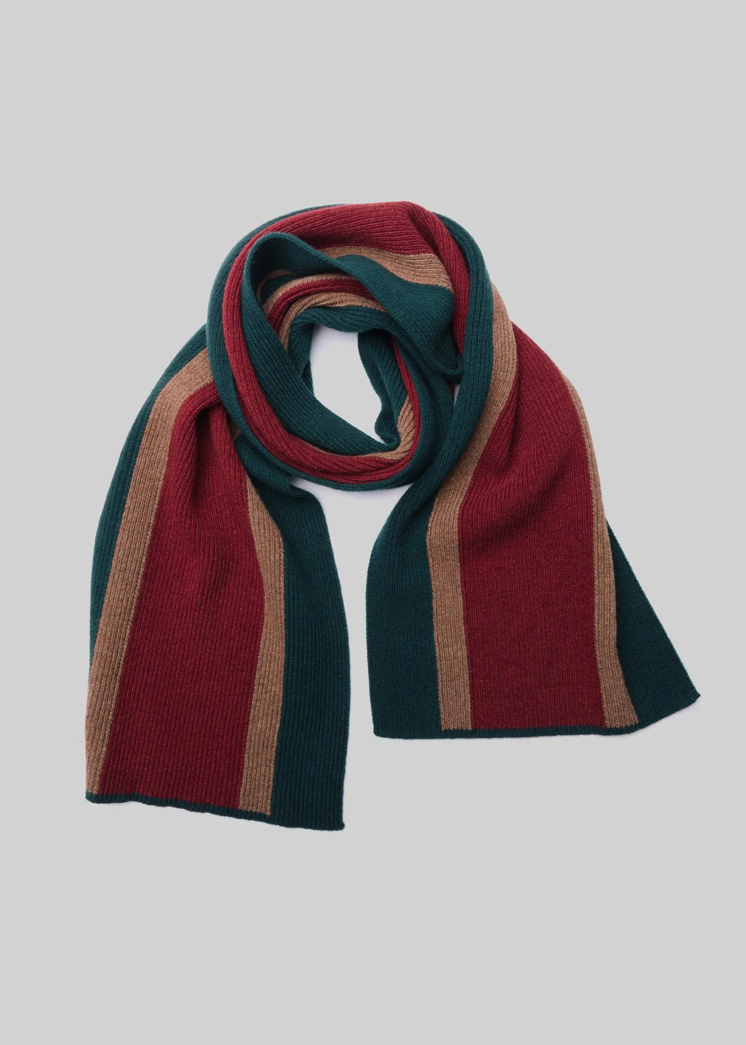 Tricolor Wool Scarf