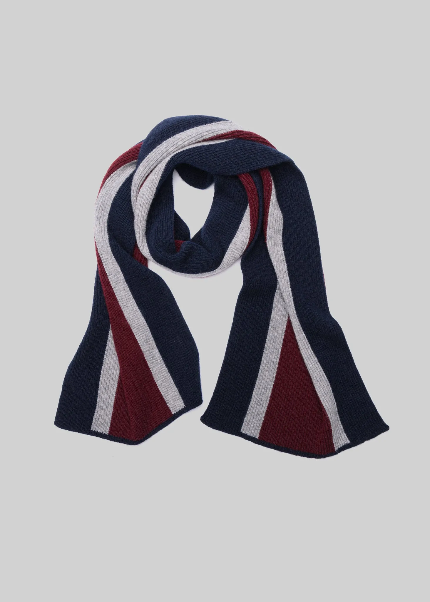 Tricolor Wool Scarf