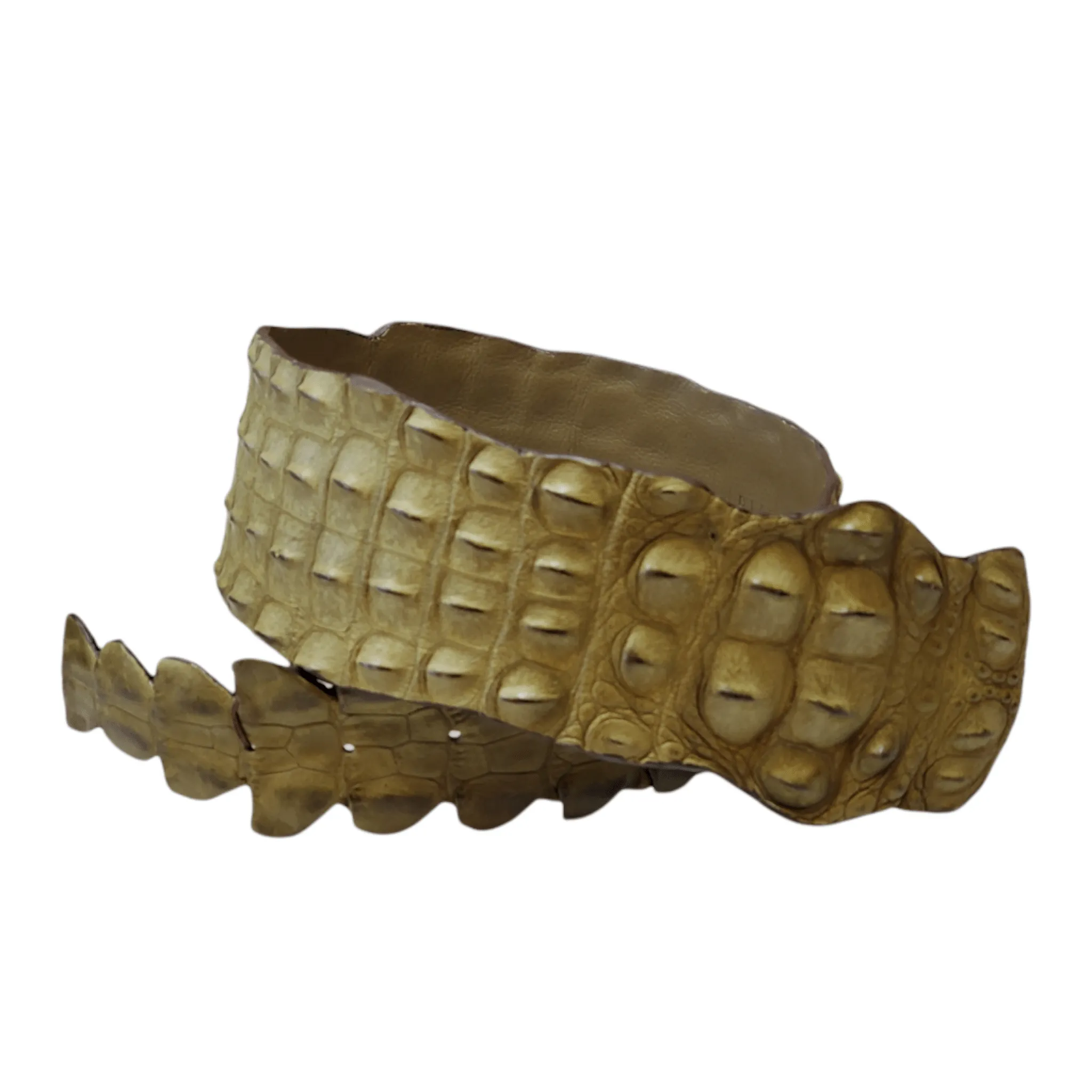 Wide Belt Savana Crocodile