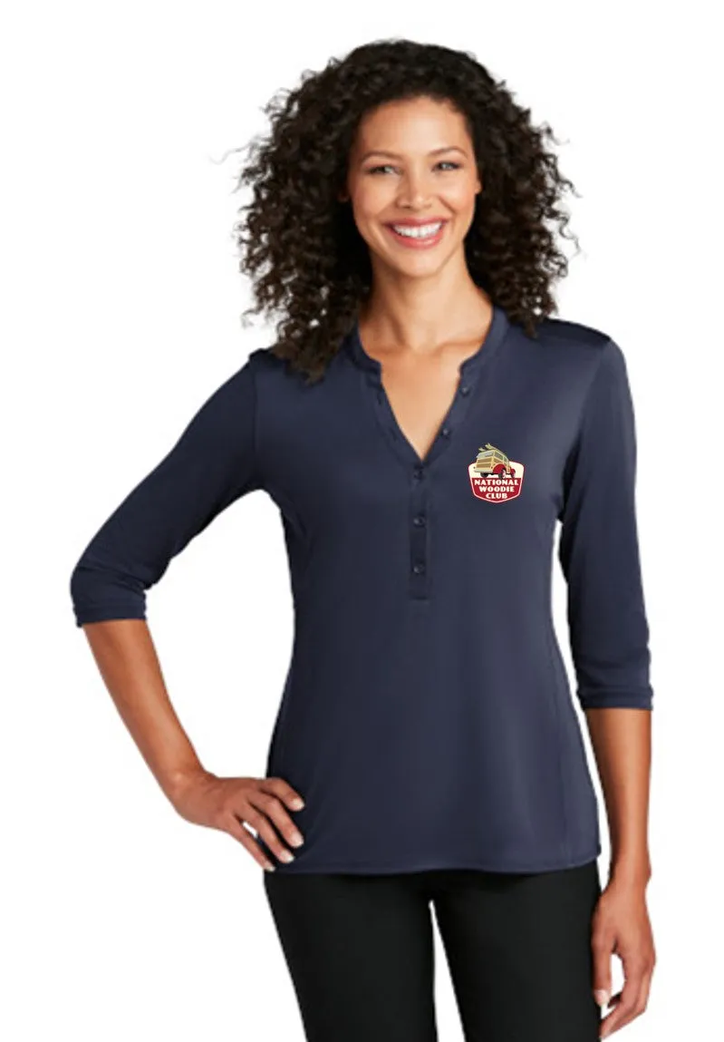 Woodie Club Ladies Henley Shirt