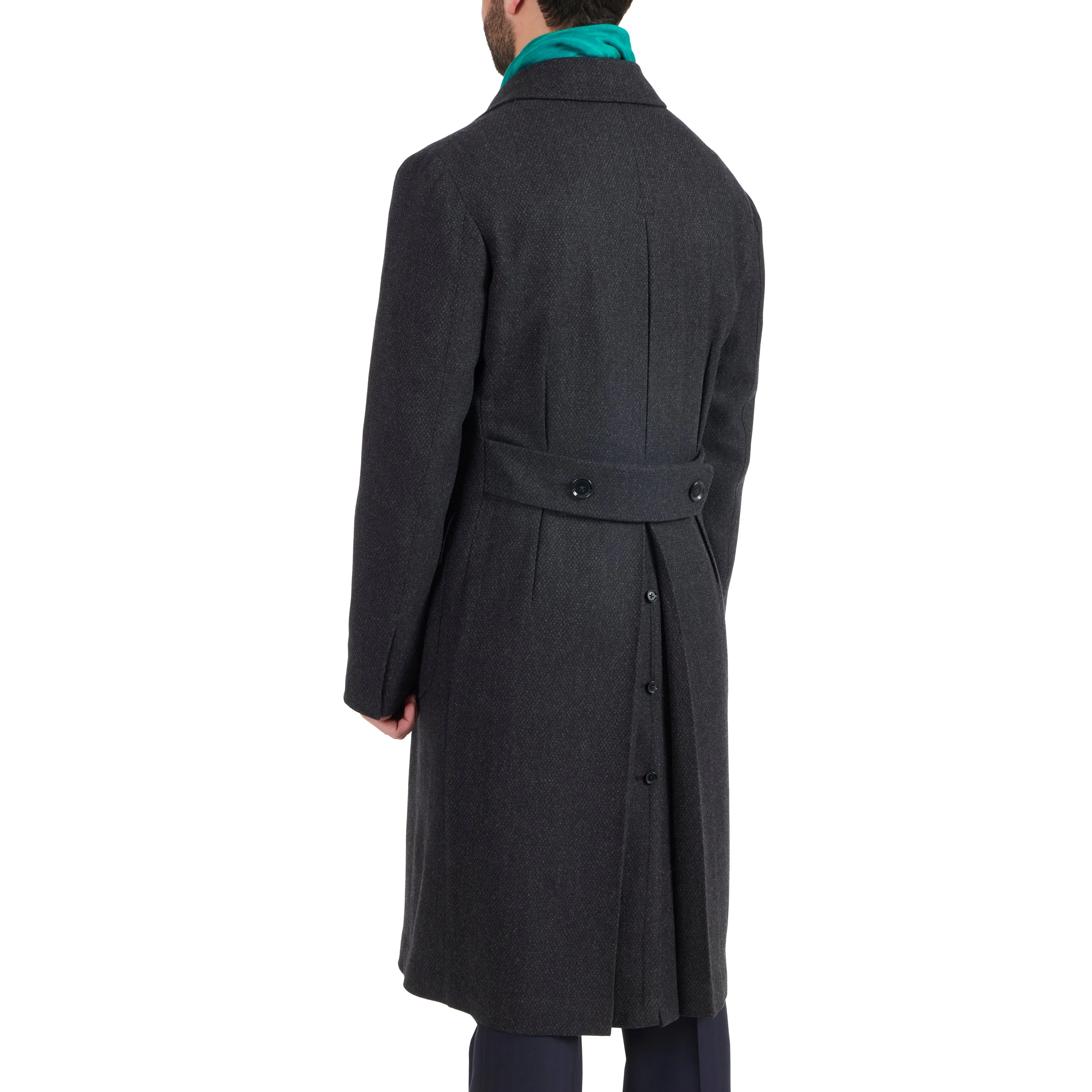 Wool Birdseye Overcoat