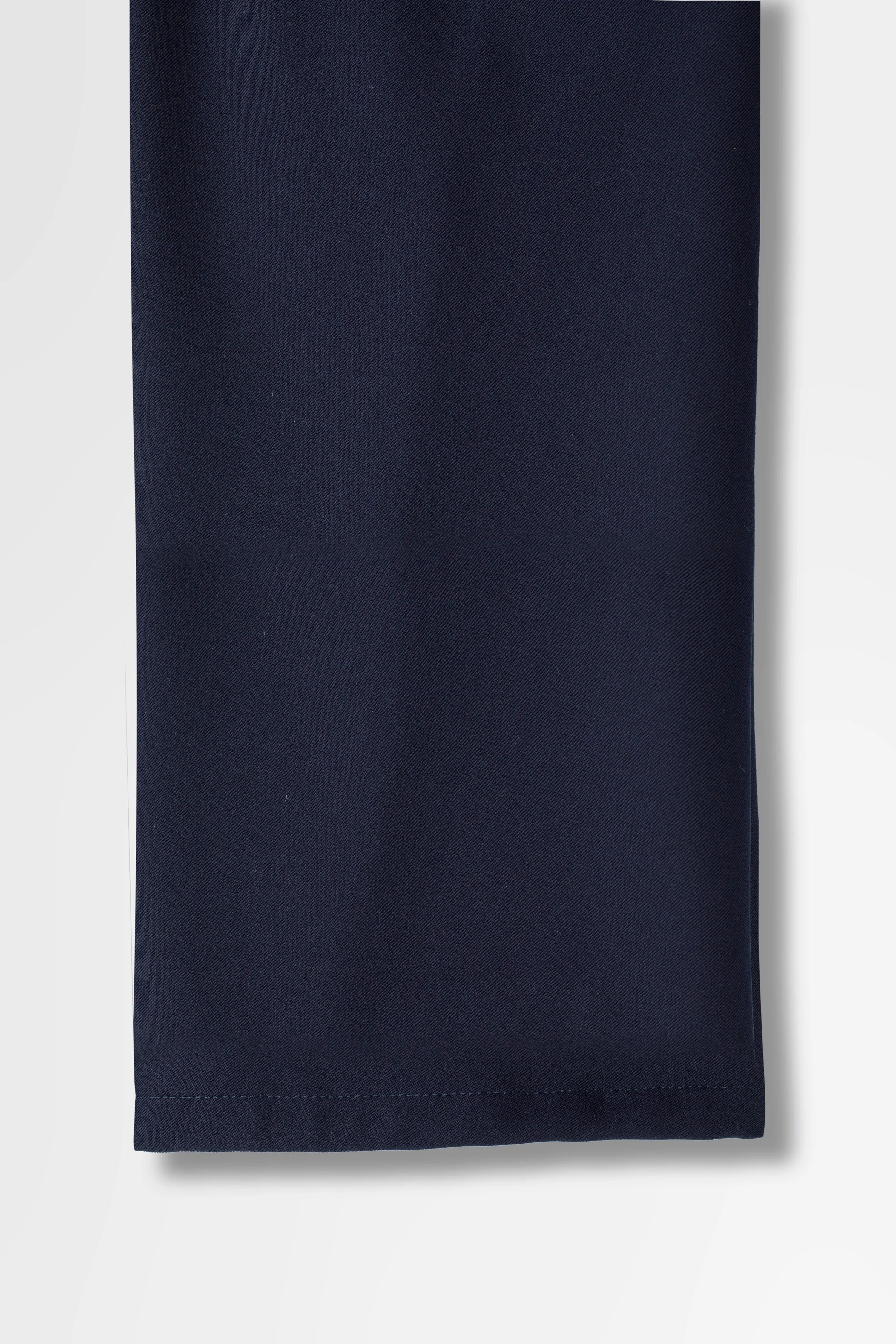 Wool Gabardine Overcoat in Navy