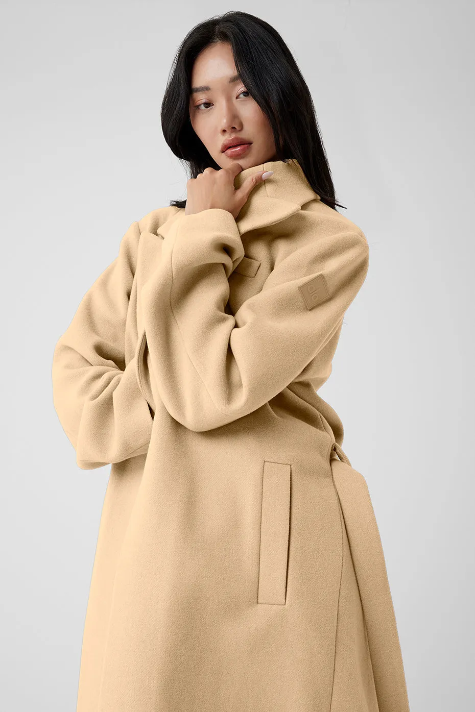 Wool Gameday Overcoat - Camel