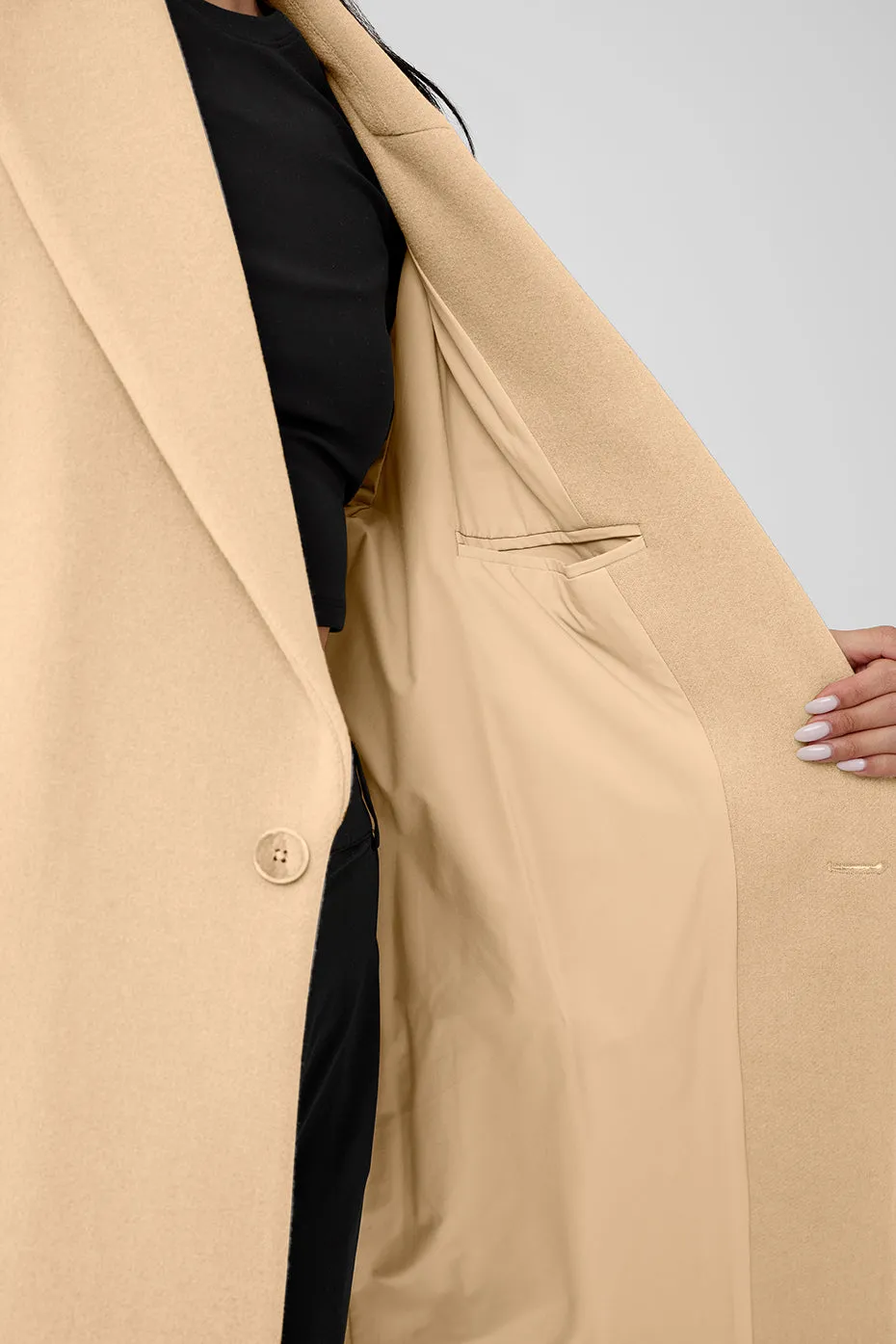 Wool Gameday Overcoat - Camel