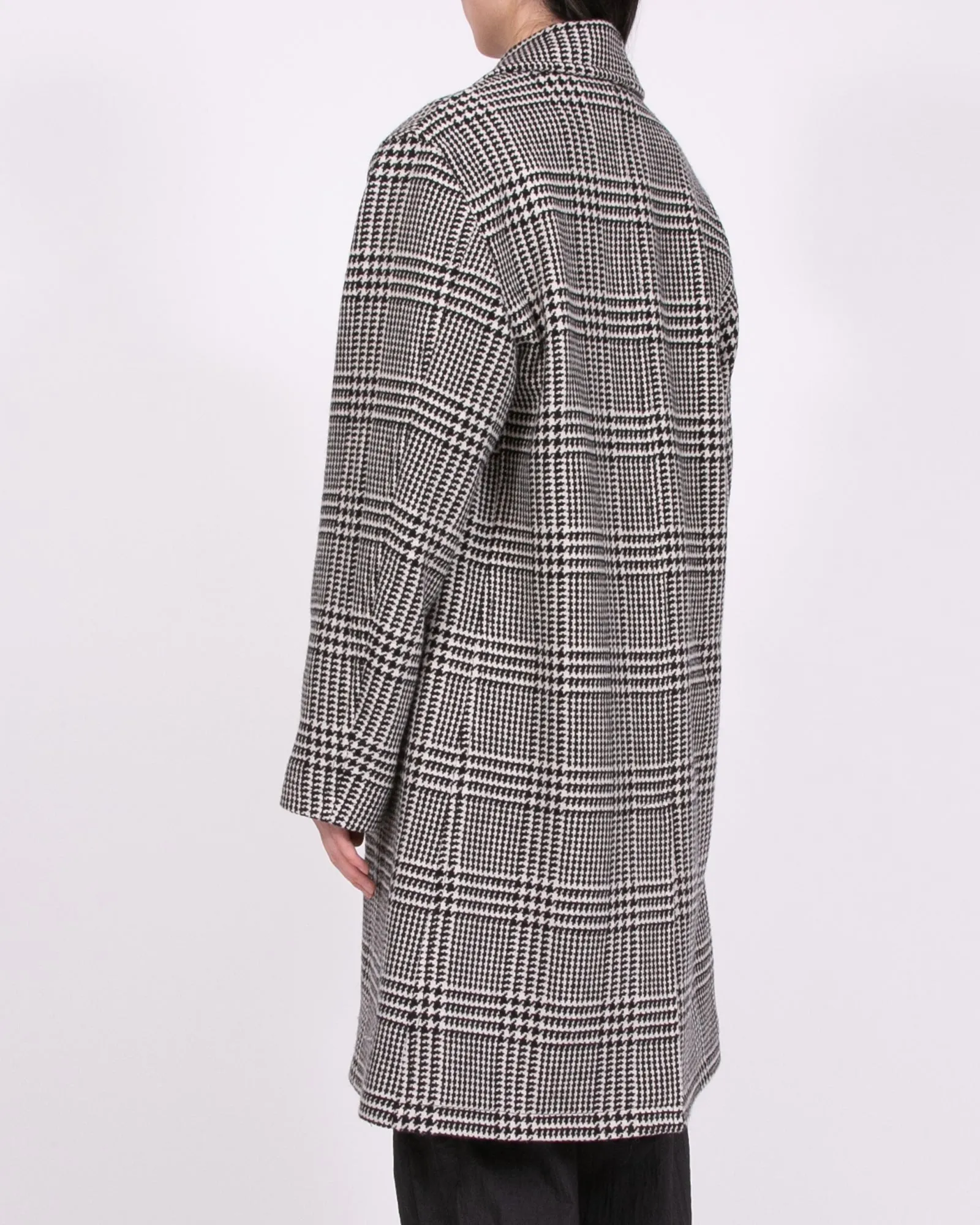 Wool Overcoat - Glen Plaid