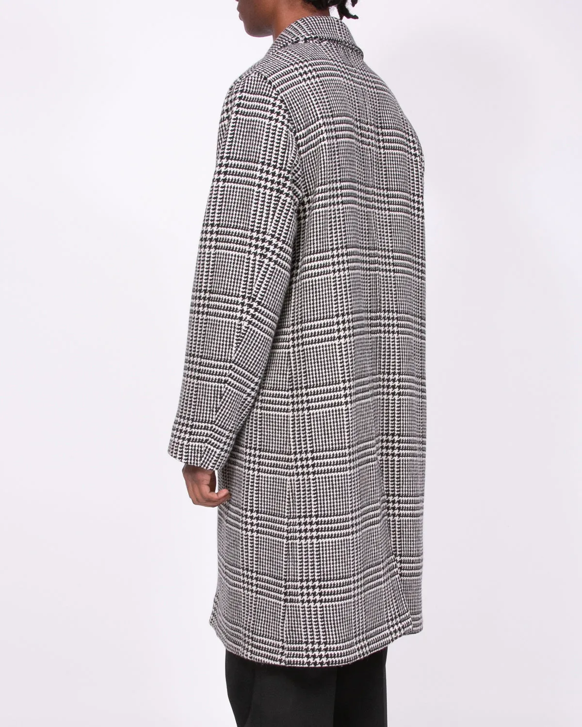 Wool Overcoat - Glen Plaid