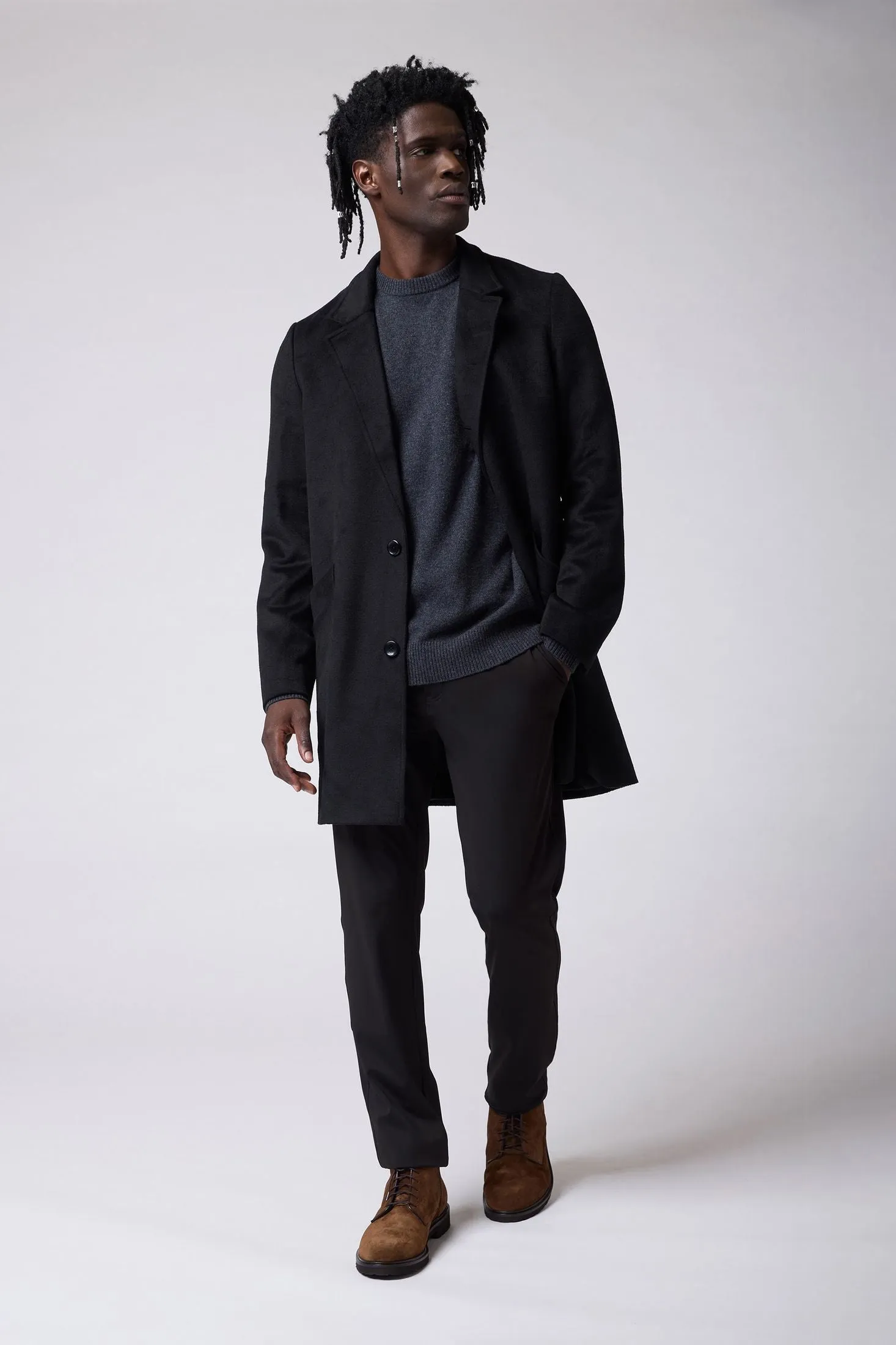 Wool Overcoat | Melton